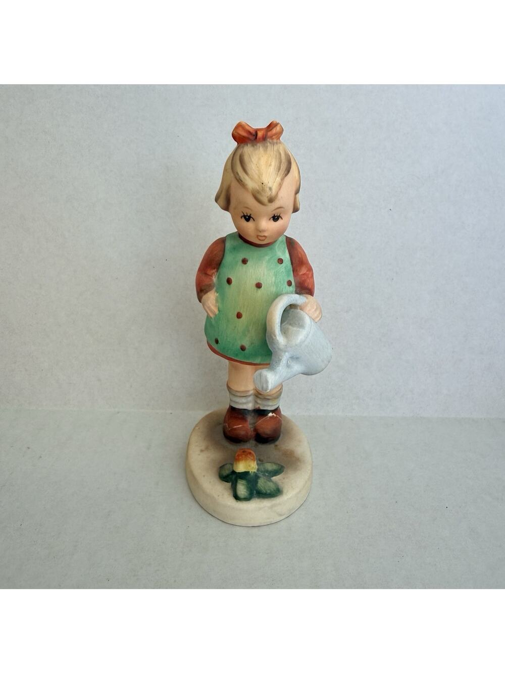 Vintage Goebel Hummel Figurine #74 "Little Gardener" Girl with Watering Can